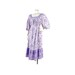 Vintage 70s Dress - 70s India Dress - Block Print India Dress - Boho India Dress - 70s Boho Dress - Festival Dress - Purple Dress - XL - XXL