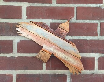 Crow Silhouette-Reclaimed Wood