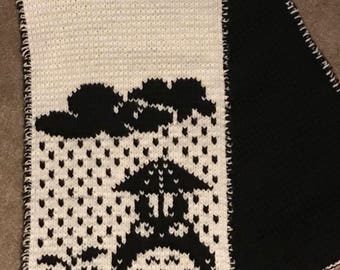 Reversible Totoro Scarf