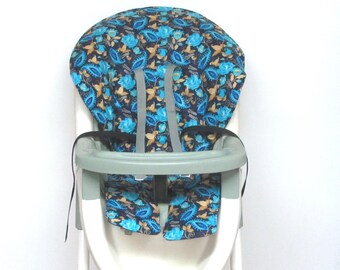 Graco baby accessory cotton high chair cover, chair protector, replacement baby feeding chair cushion, kids chair pad, paisley and roses
