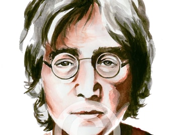 John Lennon / Watercolor
