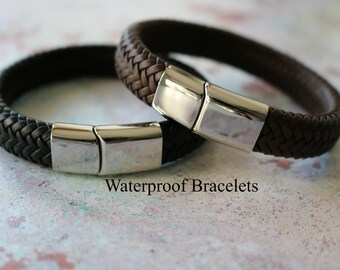 Mens Leather Bracelet - Mens Bracelet