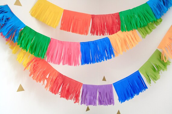 Fiesta Mexican Flag Garland . Cinco De Mayo Decor Birthday