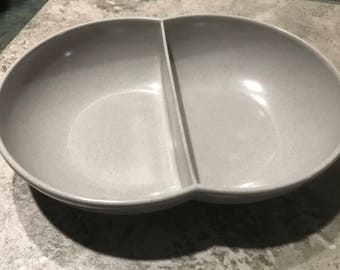 Vintage Branchell Melmac Divided Serving Bowl
