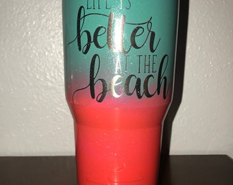 Custom Powder Coat 30 oz tumbler - Personalized Yeti, Ozark Trail, SIC stainless tumblers
