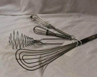 Vintage Wisks (set of 4)
