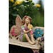 Fairy Garden Miniatures, fairy Delaney with lollipop candy, accessory for mini garden, resin sitting fairy figurine, Bench NOT included