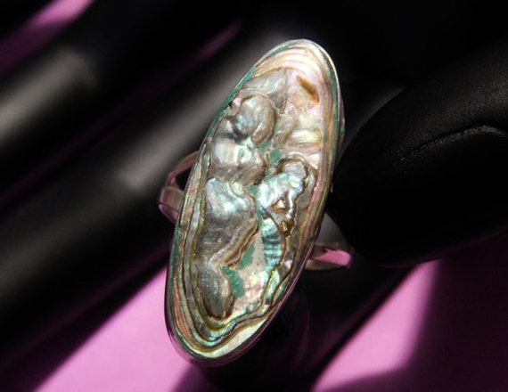 Abalone Ring / TAXCO / Mexico / Size 5