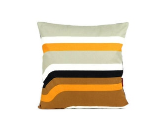 Modern Throw Pillow 16x16, cushion cover, pillow sham, 70s pillow, retro cushion cover, designer pillow, mid century pillow by EllaOsix
