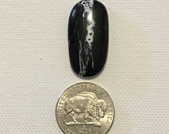 White Buffalo Ribbon Cabochon