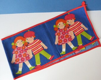 Vintage Scandinavian children's wall hanging