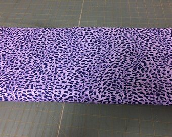 no. 103 Purple leopard Fabric by the yard