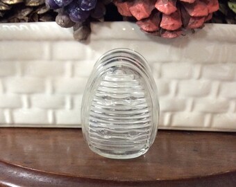 Vintage Bird Cage Waterer, USA, Glass Bird Cage Waterer, Glass Bird Cage Feeder, Glass Bird Feeder, Seed Dish, Bird Waterer, Birdcage Feeder