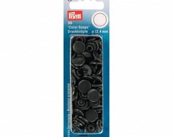 Prym round dark gray Color snaps 393 109 snaps