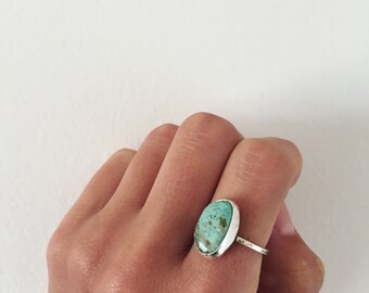 Carico Lake Turquoise silver ring