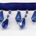 50% Off! Blue Berry Beaded Fringe Trim. Now Only 3.35 a Yard. Over 50 colors available.