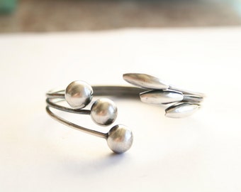 Sterling Silver Bracelet Organic Design one of the kind