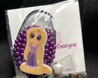 Rapunzel badge reel