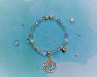 Ocean scene Fairy Kei Bracelet