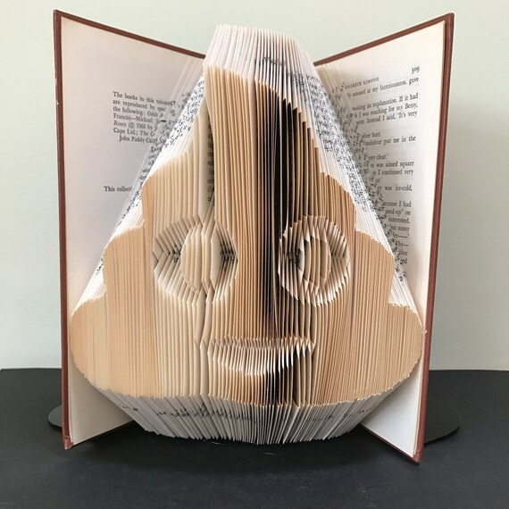 Folded Book Art Part - 23: SMILING POO EMOJI - Book Folding Pattern. Diy Gift For Folded Book Art. Smiling Poo. Pile Of Poop. Very Easy Step By Step Instructions. From LooksInviting ...