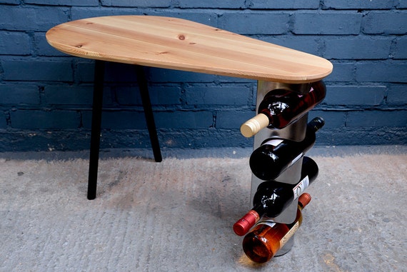 Eco Friendly Table & Wine Rack The BACCHUS Coffee Table Made