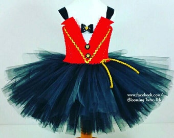 Circus Ringmaster Inspired Tutu Dress-Birthday, Party, Photo Prop, Tuxedo, Fancy dress