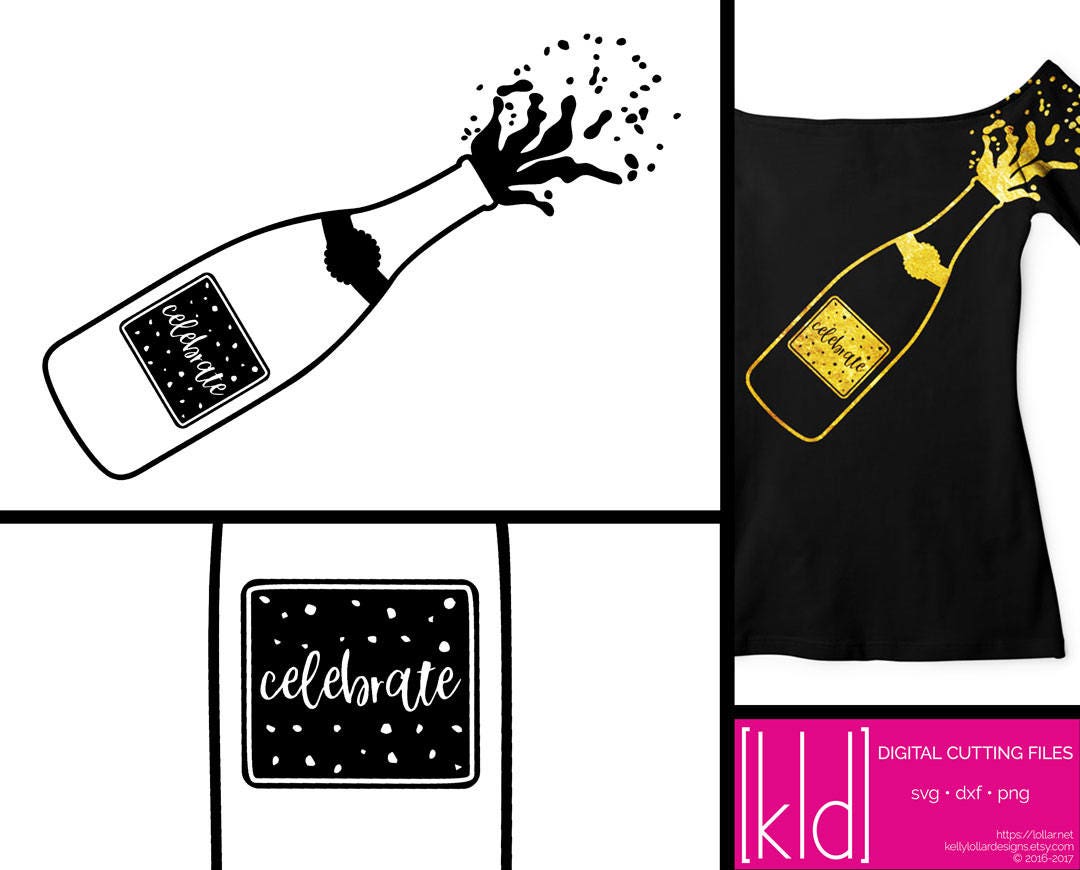 Download Champagne svg Bottle svg Cheers svg Party svg New Year