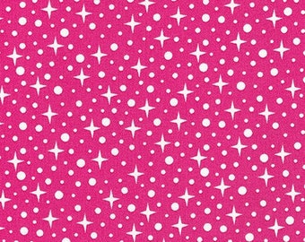 Star Earth in Valentine - Rhoda Ruth - Elizabeth Hartman for Robert Kaufman, yard