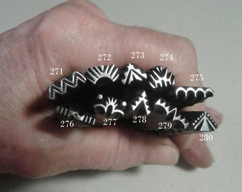 30, Jewelry border stamps, cutout stamps, metal stamps, pacific stamp, jewelry stamp, metal stamping, leather stamp, metal punch