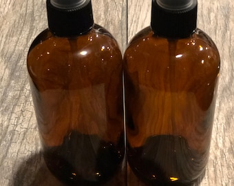 2pk. of 8oz. amber glass spray bottles
