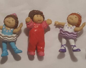 Vintage cabbage patch PVC Figures lot of 5