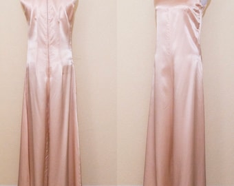 1960 soft pink palazzo pant jumpsuit