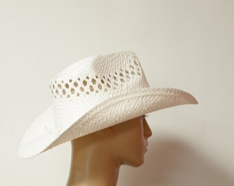 Fashion cowboy hat with rolled brim