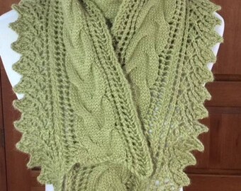 Hand-knit scarf