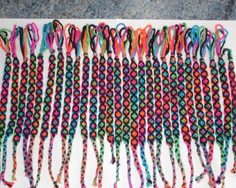 set of 28 Brazilian multicolored handmade bracelets new