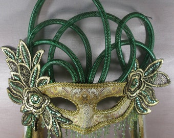 Mardi Gras, Carnival, Party, Ballroom Hand Crafted Original One of a Kind Mask