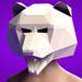 PDF Templates, paper mask, Bear Mask, Papercraft, 3d paper, PDF template, Pattern Mask, Paper masks, Low poly, animal, masks, costume, Home