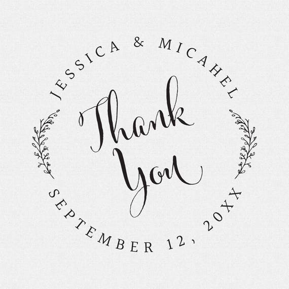 Thank You Stamp Wedding Favor Stamp Stamp for Wedding Favor