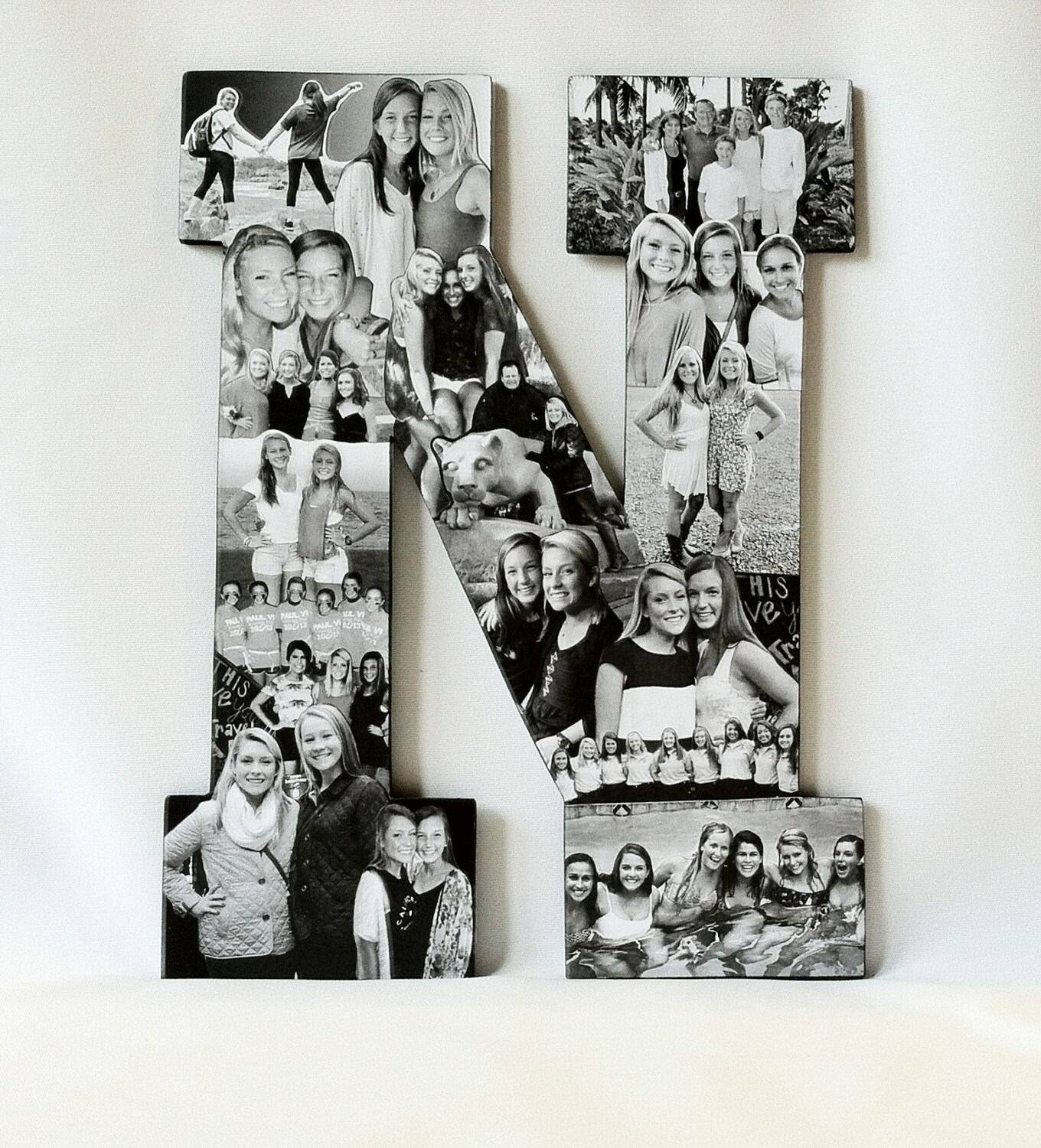 Custom Letter Collage Any Letter of the Alphabet Custom Letter Collage Any Letter of the Alphabet