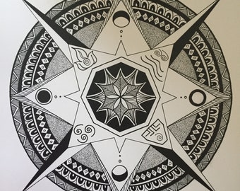 Mandala 11x14 Print