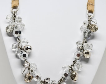 Lavely large crystal necklace