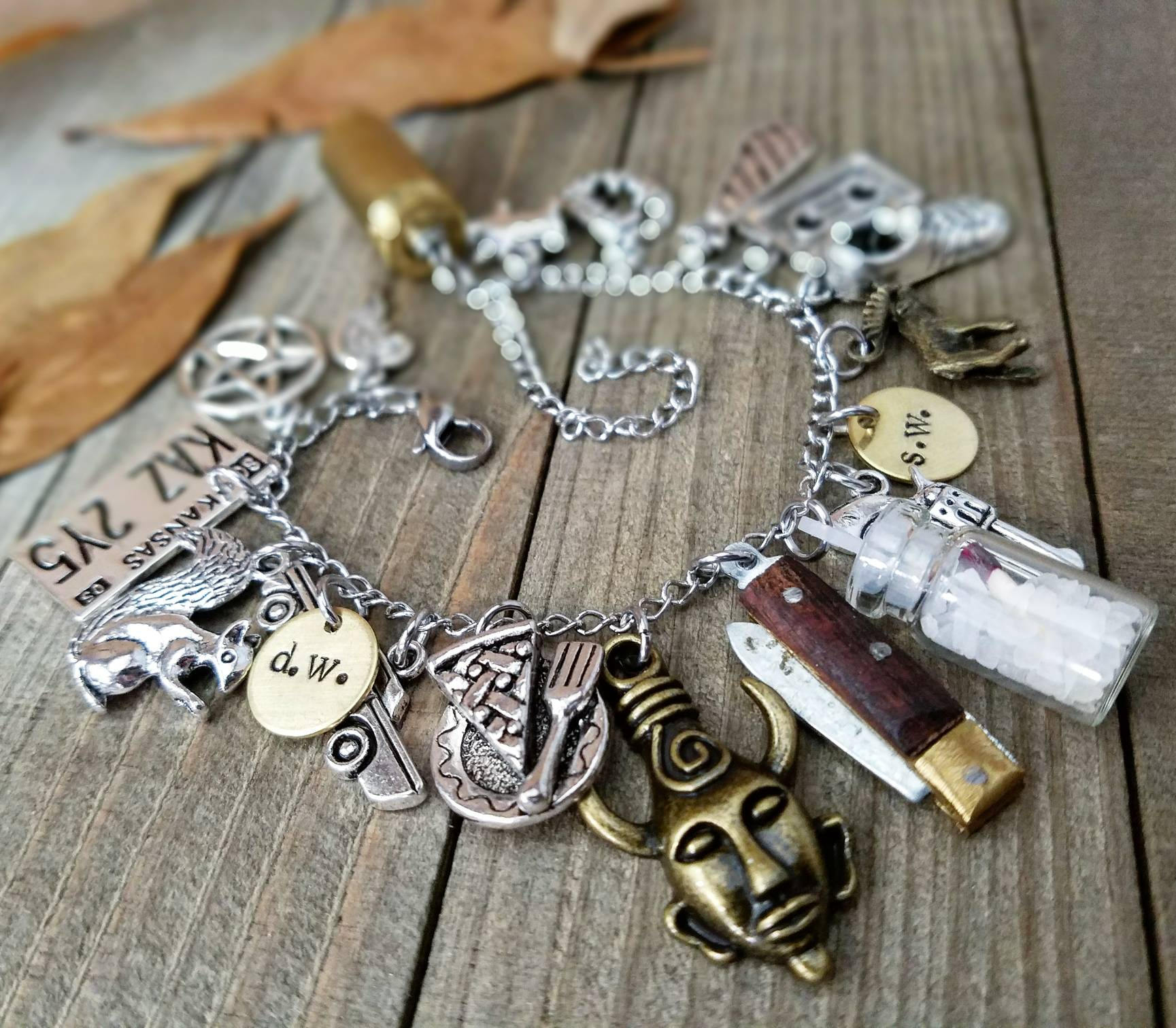 Supernatural charm bracelet supernatural bracelet ghost