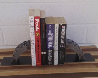 Hand-made Metal Art Book Ends