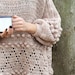 Crochet Diamonds and Bobbles Jumper Pattern *PDF digital download*