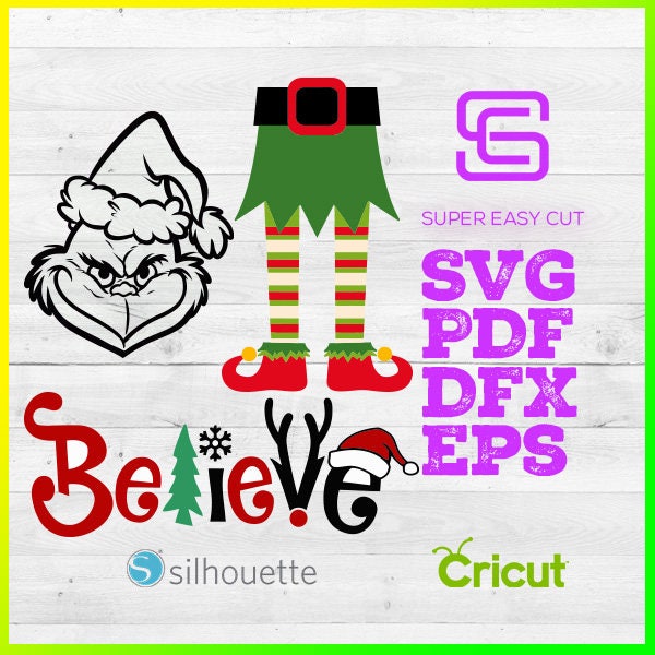 Download Christmas elf Grinch Shirt design SVG DFX PDF Cricut