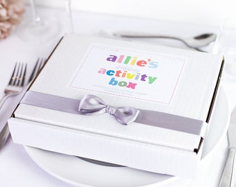 Personalised Wedding Activity Box For Children
