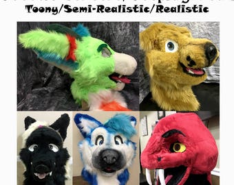 Custom Fursuit Head