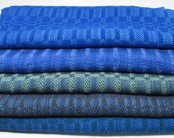 Scarf/Shawl Handwoven Hand Dyed Tencel Turned Twill Shades - Machine wash/dry