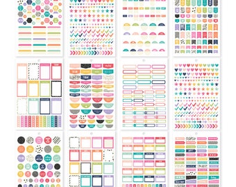 New! Carpe Diem A5 Planner Basics Sticker Tablet from Simple Stories