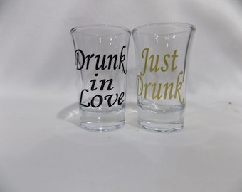 Personalized Shot Glasses, Bachelorette Shot Glass, Spring Break, Wedding Shot Glass, Bridal Party Gift, Bridesmaid, Wedding Favor